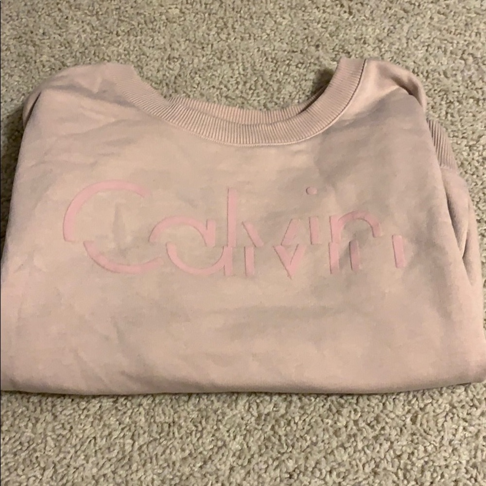 Pink Calvin Klein Pullover